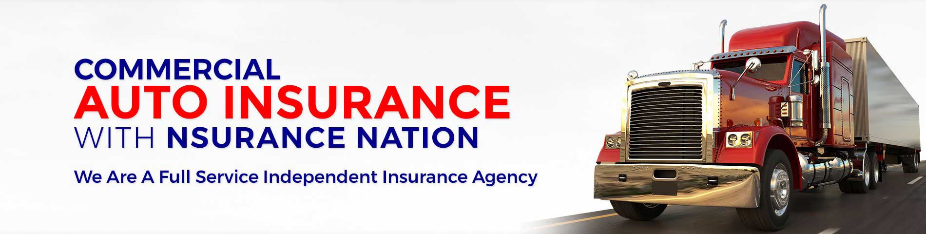  Commercial Auto Insurance  Banner